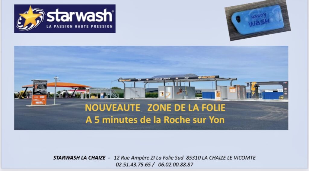 Star Wash STATION DE LAVAGE LA ROCHE SUR YON Starwash 2